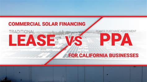 Lease versus PPA - Commercial Solar Financing Options