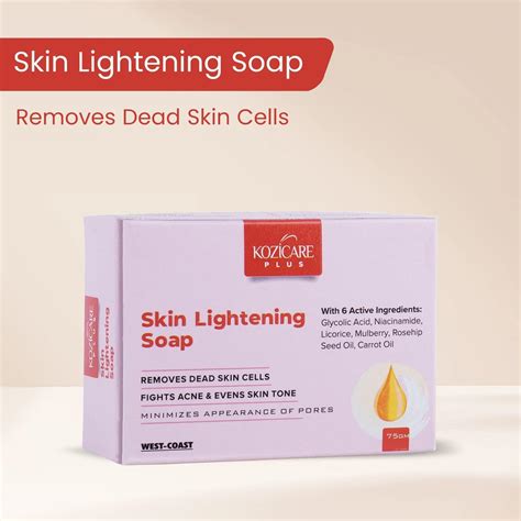 Buy Kabir Plus Skin Lightening Soap with Kojic Acid 2.5%, Glutathione 1 ...