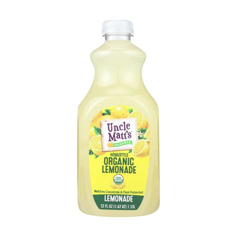 UNCLE MATT’S Organic Homestyle Lemonade, 52 fl oz | Wholefoods Market ...