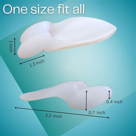 BUY 1 Get 1 FREE Wonder Care Silicone Toe Separator For Feet Gel Toe P ...