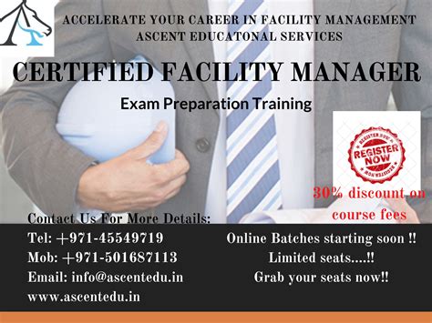 GET CERTIFIED AS CERTIFIED FACILITY MANAGER- SHARJAH – Certified safety ...