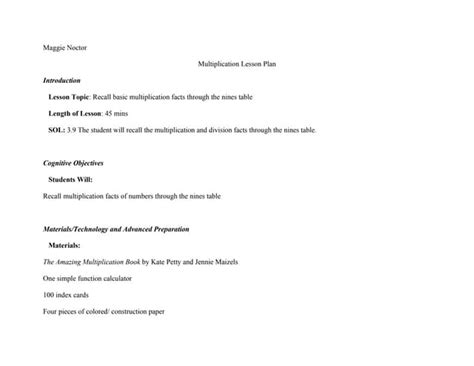 Image result for Lesson Number Multiplication