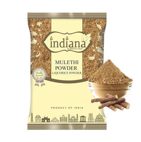 Indiana Mulethi Powder For Face, Hair, Eating (100 Grams) | Yashtimadhu ...