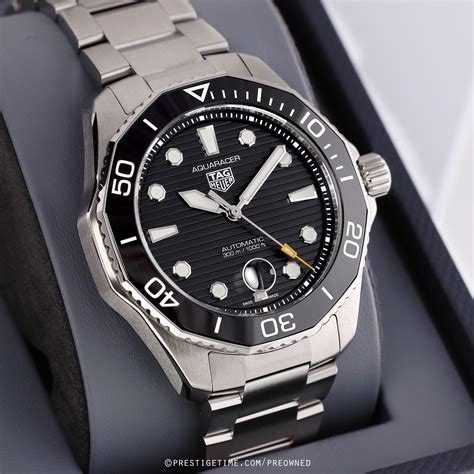 Pre-owned Tag Heuer Aquaracer Automatic 43mm wbp201a.ba0632
