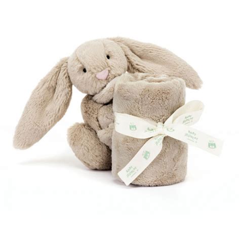 Jellycat / ジェリーキャット / Bashful Beige Bunny Soother / バニー 毛布付き うさぎのぬいぐるみ ...