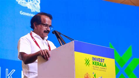 Invest Kerala Global Summit 2025: Kerala Industries Minister P. Rajeeve ...