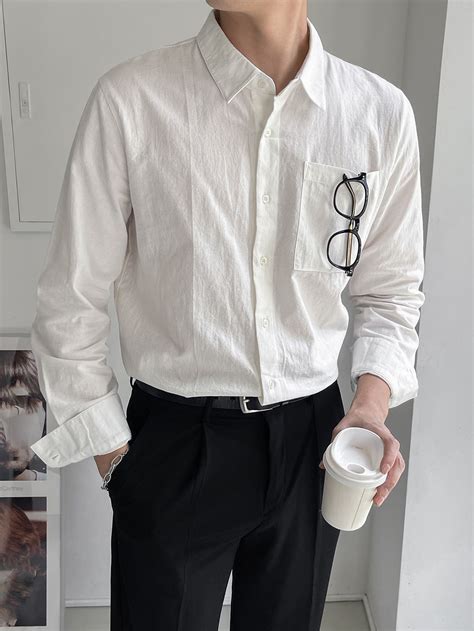 Mens White Dress Shirt Outfit at Susan Cummings blog