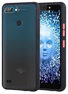 TINGTONG Smoke Shock Proof Hybrid Back Cover Case for Itel A46 ...