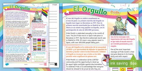 👉 Spanish: Pride Month Activity | Pride en Español | Twinkl