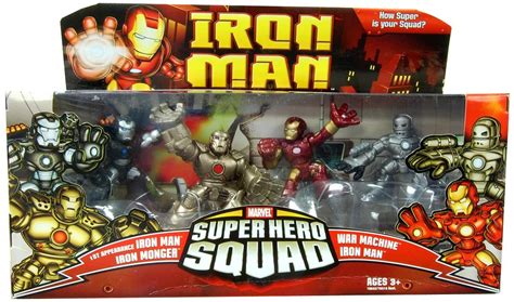 Buy Marvel Super Hero Squad 3" Figures 1st Appearance Iron Man, Iron ...