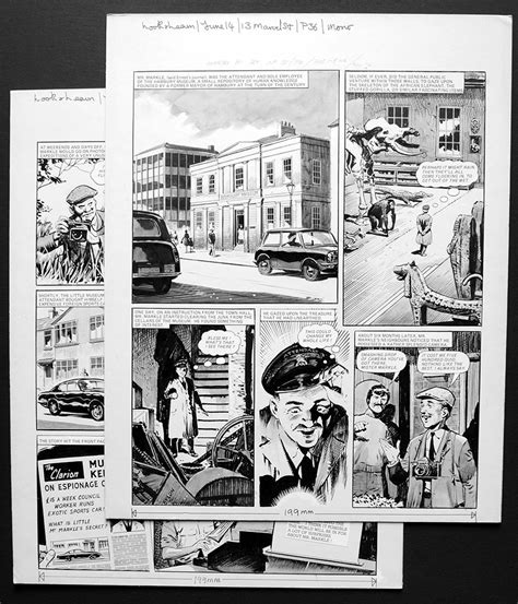 Number 13 Marvel Street - Ernest On Holiday (TWO pages) (Originals ...