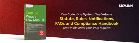 Buy Taxmann's Code on Wages Law Manual – Arranged Across Concordance ...