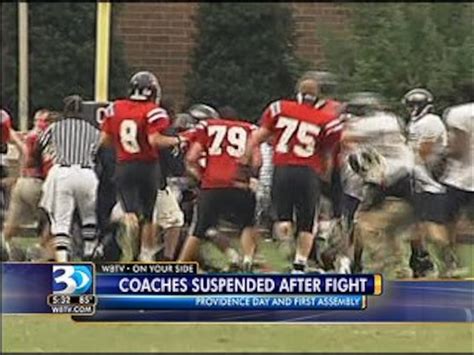 Coaches suspended after football game brawl