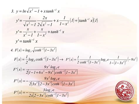 Lesson 14 derivative of inverse hyperbolic functions | PPT