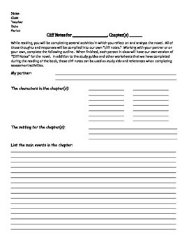 Image result for Cliff Notes Review