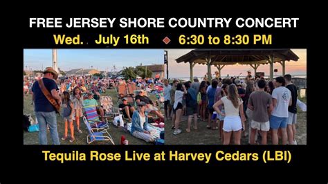 Free Tequila Rose Concert at Harvey Cedars Sunset Park (LBI), Sunset ...