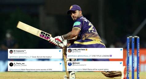 "Nitish Rana knows some secrets of SRK" - Fans erupt as KKR appoint ...