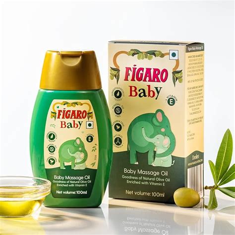 Buy Figaro Baby Massage Oil With Goodness Of Natural Olive Oil Enriched ...