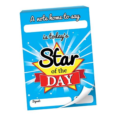 Buy 60 Star Of The Day Childrens Pupils Teachers School Certificates ...