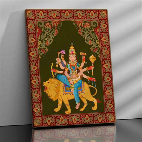 Pattachitra Wall Art For Home Décor Canvas Painting Religious Wall Déc ...
