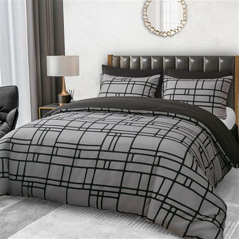 DEKORO King Size Duvet Cover Sets - Doublesided Duvet Cover King Size ...