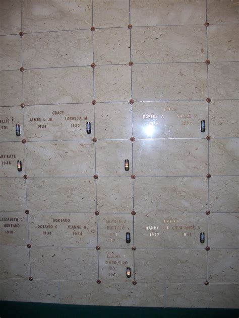 Mount Calvary Cemetery | Mausoleum Niche Price List