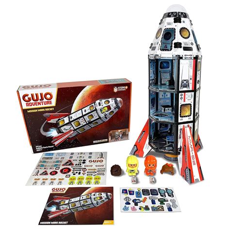 Buy GUJO Adventure Mars Mission Rocket, Kids STEM Building Toys Set (2. ...