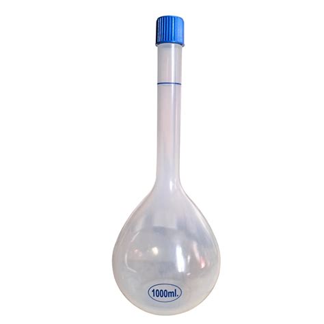 AANIJ® Plastic volumetric measuring flask with Screw cap 1000 ml (Pack ...