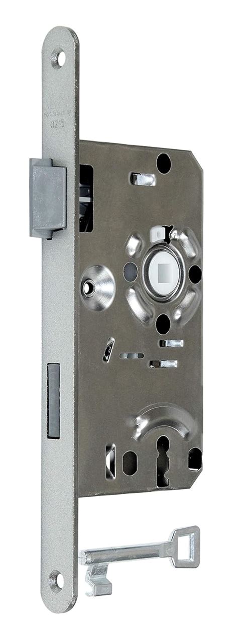 BKS Standard Room Door Lock with Deadlock 55/72/8, Face: 20 x 235 mm ...