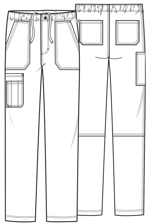 Buy Workwear Revolution Tech Men Medical Scrubs Pant Mid Rise Straight ...