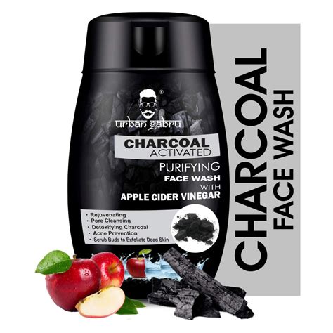 UrbanGabru Activated Charcoal Face Wash for Men | Facial Scrub ...
