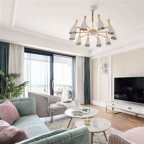 优雅的129平美式风三居室，喜欢这个家的配色_白色_空间_餐厅