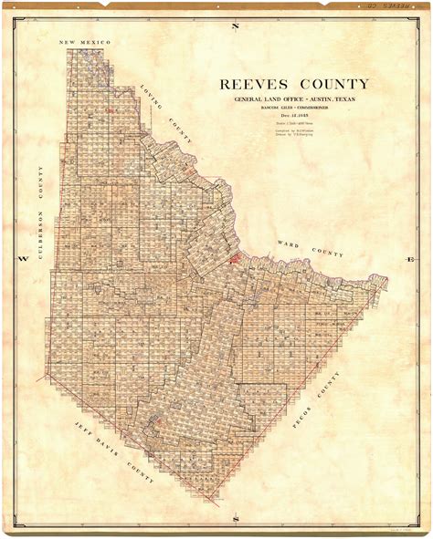 Reeves County Map at Eldridge Rucker blog