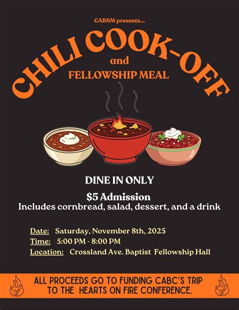 Chili Cook-Off - to benefit the Hearts On Fire trip, Downtown ...