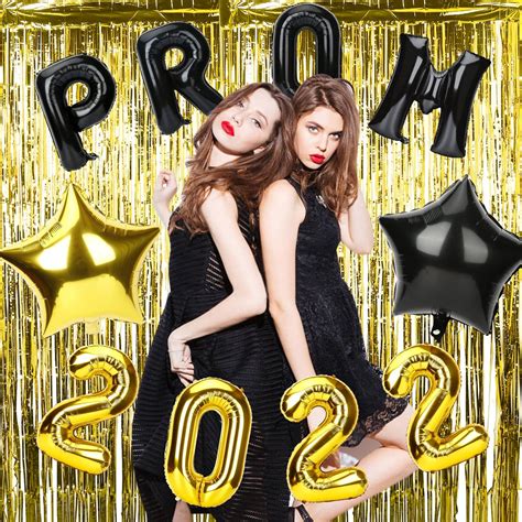 Buy Prom 2022 Balloons Kit Prom 2022 Balloon Banner 32 Inches Letter ...
