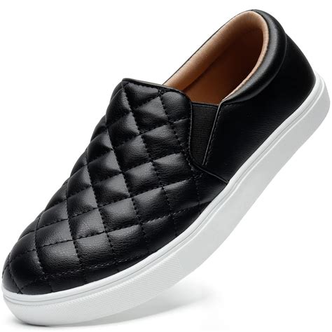 Snapklik.com : Slip On Shoes For Women Comfortable Leather Slip On ...