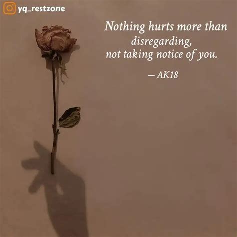 disregarding, not taking... | Quotes & Writings by Amarji | YourQuote