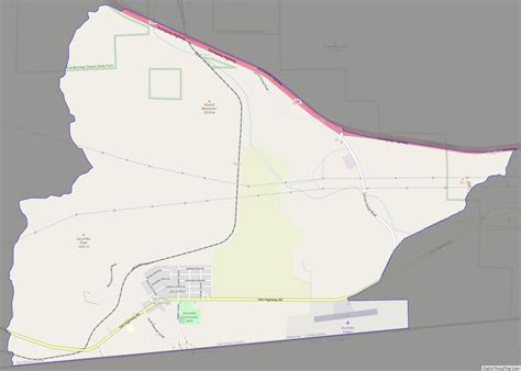 Map of Jacumba CDP - Thong Thai Real