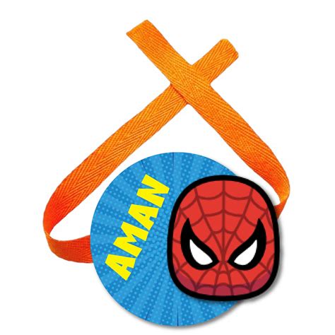Double layered Rakhi - Spiderman face – thedesignfactoryshop