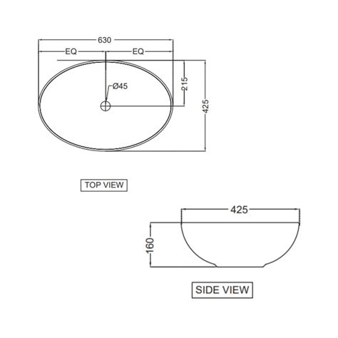 Jaquar - Table Top Oval White Wash Basin - JDR (Jaquar Designer Range ...