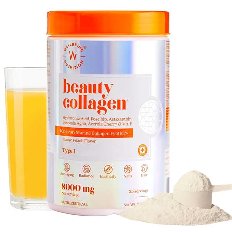 Wellbeing Nutrition Beauty Korean Marine Collagen Supplements for Men ...