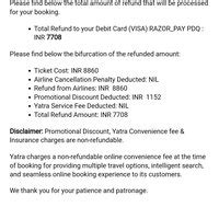 [Resolved] Yatra Online / Yatratrip.in — Refund not received by yatra