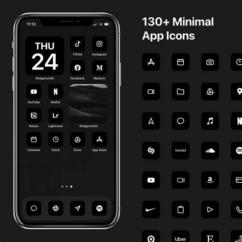 Black Iphone Icon