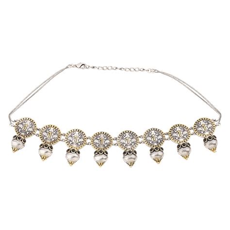 Gullak Oxidized Coin Necklace Set – VOYLLA