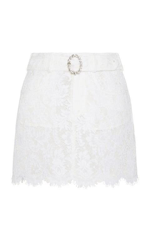 Alessandra Rich lace-detail miniskirt | Smart Closet