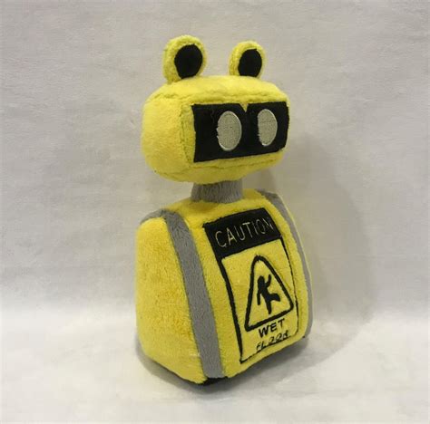 Wet Floor Bot Plush – FNAF Security Breach Custom Plush (UNOFFICIAL ...