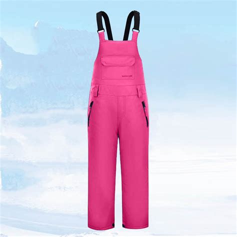 Snow Pants Girls Waterproof Insulated Snow Overalls Windproof Ripstop ...
