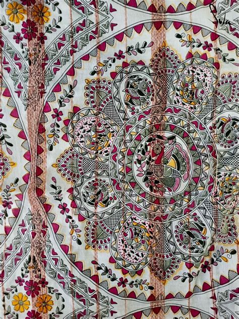 Mulmul Cotton Printed White Designer Saree|Warli Khesh|Suta