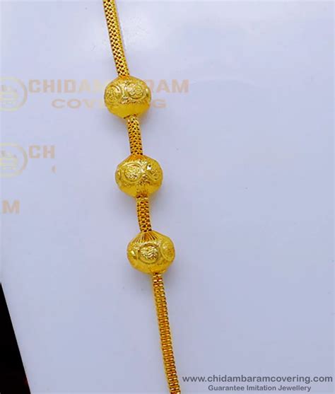 Buy Gold Plated Jewellery Mugappu Design Without Stone