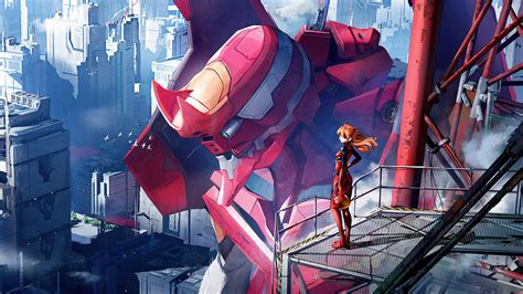 Evangelion Unit-02 Wallpaper 4K, Asuka Langley Soryu, 5K